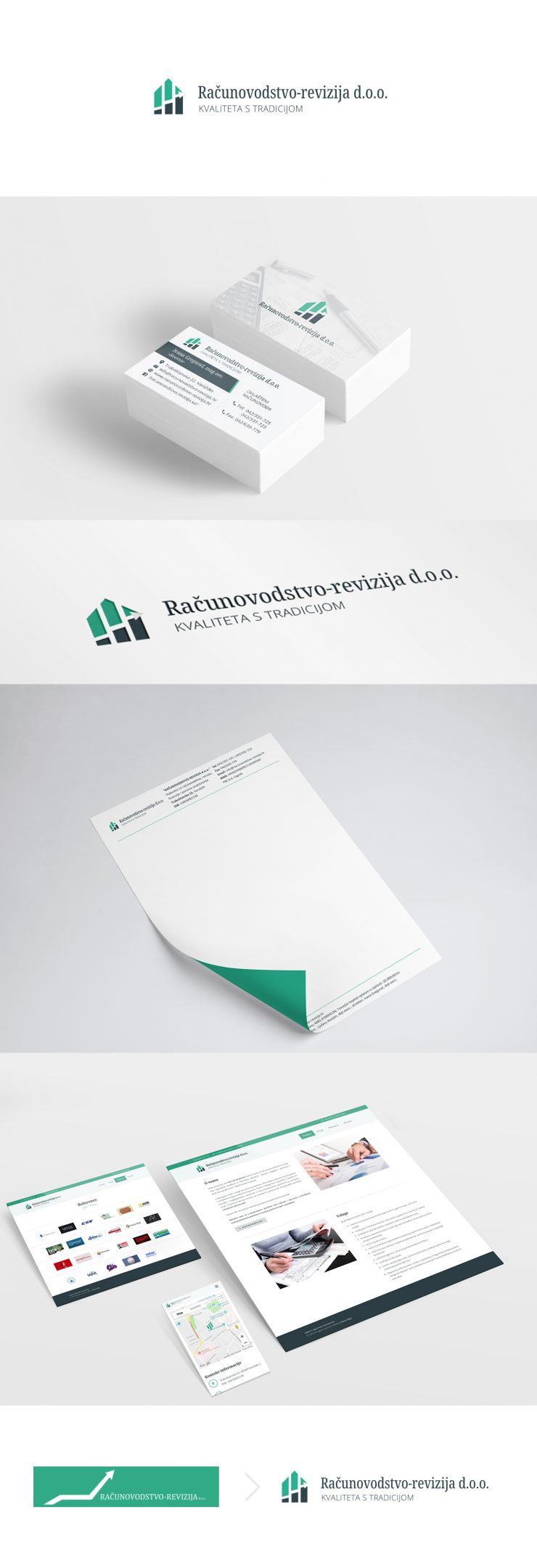 Računovodstvo-revizija - redizajn loga