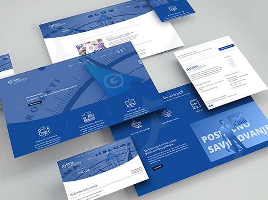 Goya Consulting - izrada web stranice i vizualnog identiteta